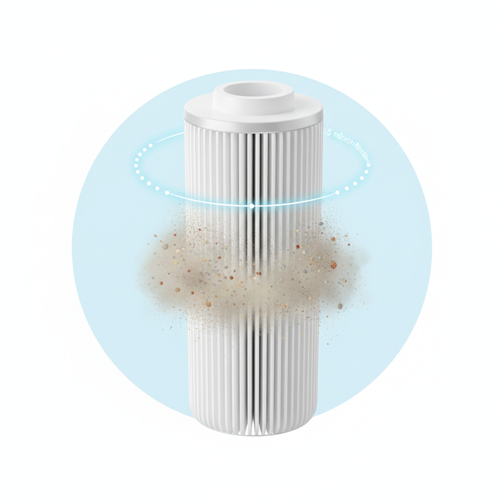 المرحلة 1 - فلتر PP Sediment