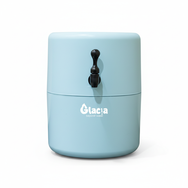 فلتر جلاسيا الأصلي بألوان جديدة - بيبي بلو ولوجو أبيض