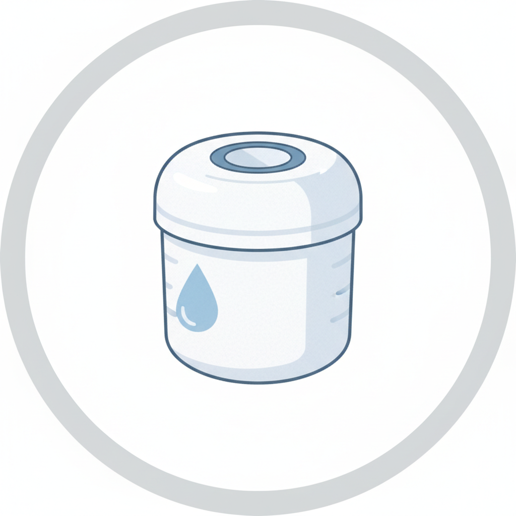 Spare Parts Icon - Water Filter Compact Wax